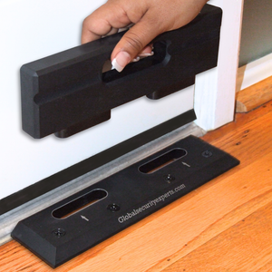 Home Invasion Prevention Products | OnGARD Security Door Brace Jammer |Burglar Proofing Doors | French Door Security |