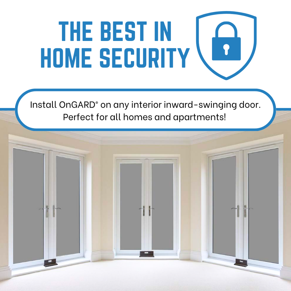 OnGUARD is ideal for French Doors