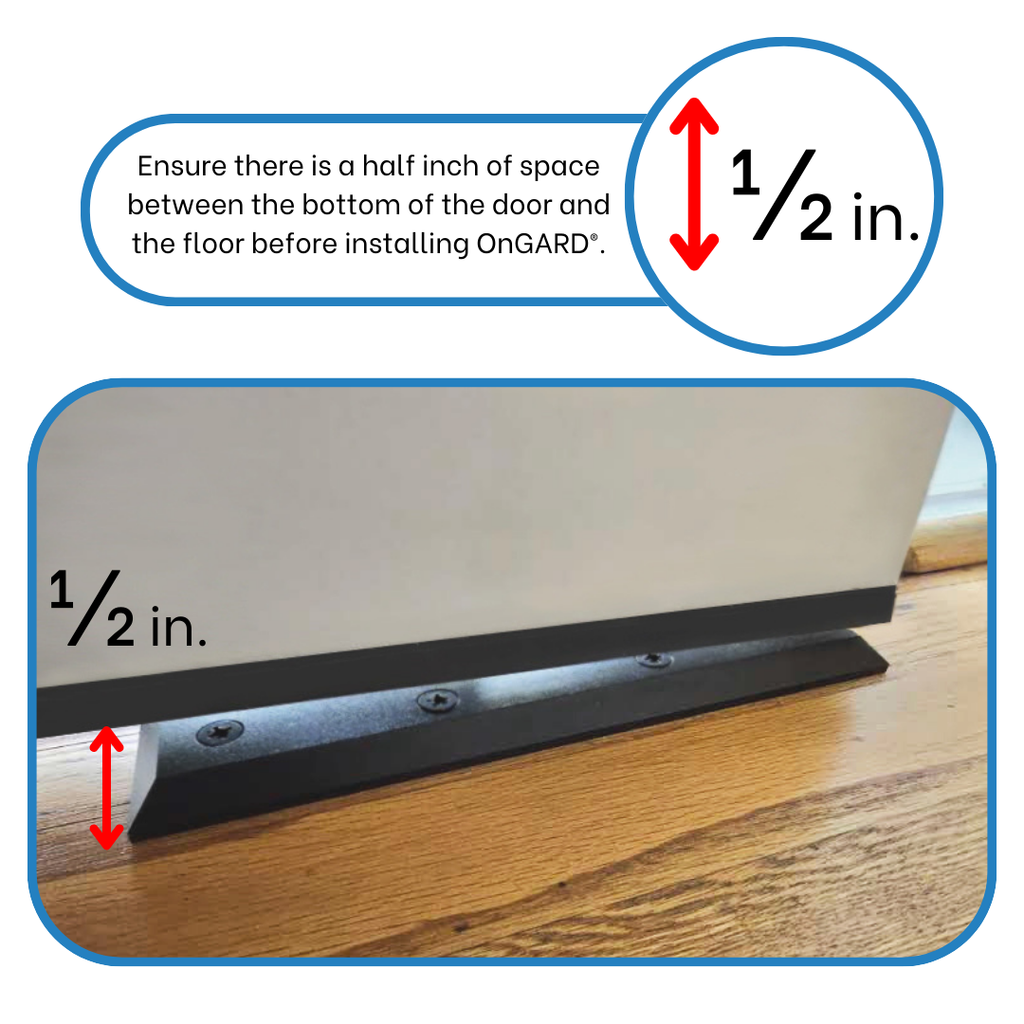 Home Invasion Prevention Products | OnGARD Security Door Brace Jammer |Burglar Proofing Doors | French Door Security |