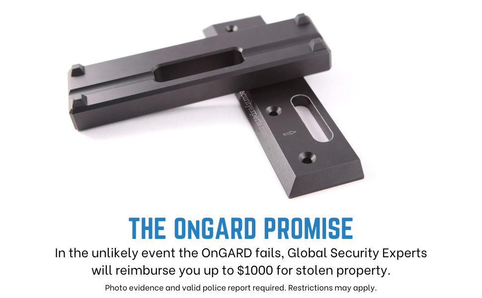 Home Invasion Prevention Products | OnGARD Security Door Brace Jammer |Burglar Proofing Doors | French Door Security |