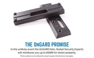 Home Invasion Prevention Products | OnGARD Security Door Brace Jammer |Burglar Proofing Doors | French Door Security |
