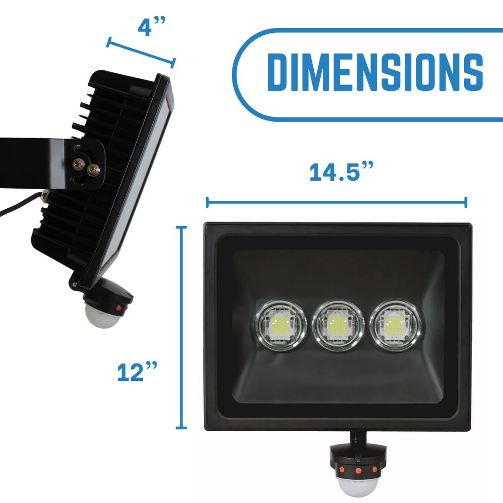 STARTLE Military - Grade LED Security Light  | Outdoor Motion Detection Home Security Flood Light | Brightest LED Floodlight Motion Sensor | Security Motion Detector Anti-Theft Light